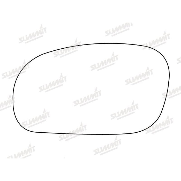 Summit Stick-On Standard Mirror Glass fits Daewoo Espera LHS - Summit Shop