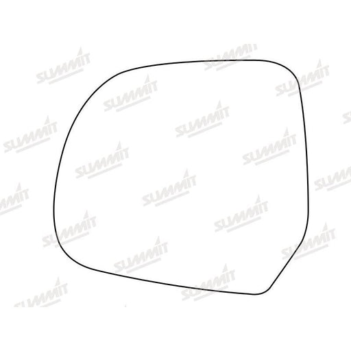 Summit Stick-On Standard Mirror Glass fits Nissan Micra Pixo 10 on LHS - Summit Shop