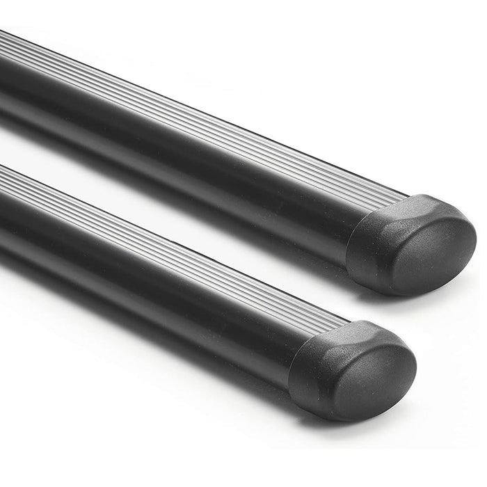 SUP-091 Premium Multi Fit Roof Bars, Black Steel, Set of 2 - Summit Shop