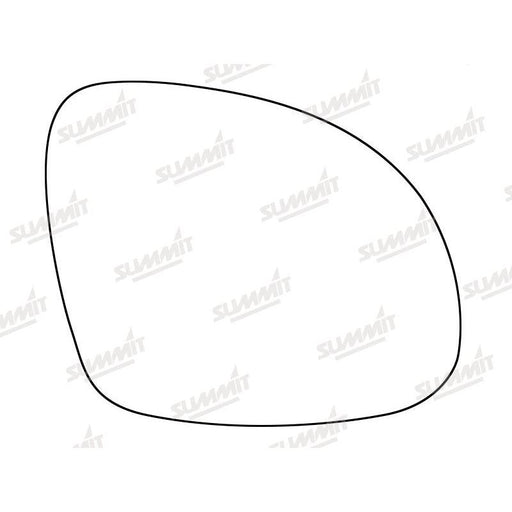 Summit Stick-On Standard Mirror Glass fits VW Tiguan 07 on RHS - Summit Shop