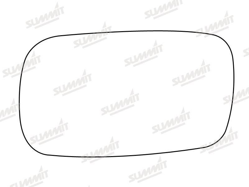 Summit Stick-On Standard Mirror Glass fits Saab 900 93 on LHS - Summit Shop