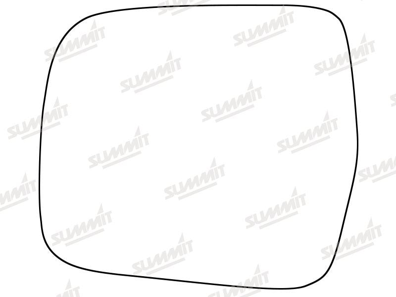Summit Stick-On Aspheric Mirror Glass fits Toyota Previa LHS - Summit Shop