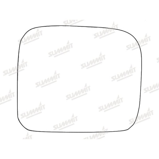 Summit Stick-On Standard Mirror Glass fits Isuzu Trooper 92 to 05 RHS - Summit Shop