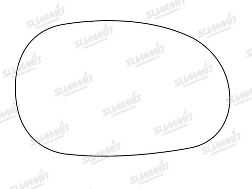 Summit Stick-On Standard Mirror Glass fits Renault Laguna RHS - Summit Shop