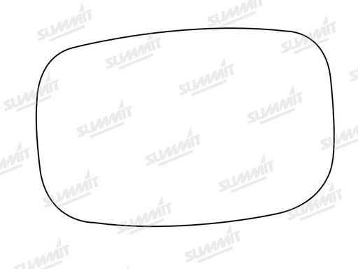 Summit Stick-On Standard Mirror Glass fits Ford Fiesta 94 on RHS - Summit Shop