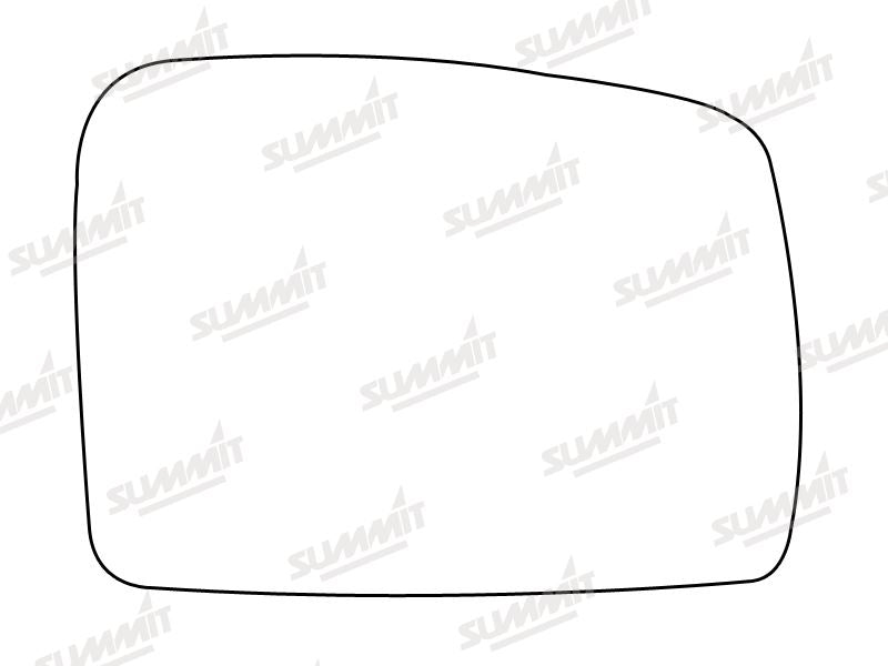 Summit Stick-On Standard Mirror Glass fits Land Rover Range Rover 08 on RHS - Summit Shop