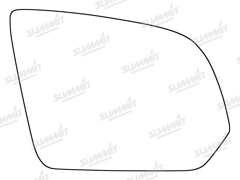 Summit Stick-On Standard Mirror Glass fits Mercedes V Class 14 on RHS - Summit Shop