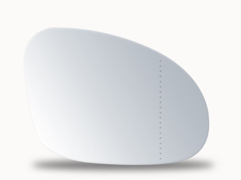 Summit Heated Base Plate With Blind Spot Mirror Glass fits VW Golf 05 to 08 / Passat 05 RHS - Summit Shop