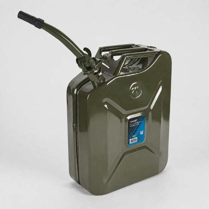Summit Steel Jerry Can & Spout – 20L Green Bundle