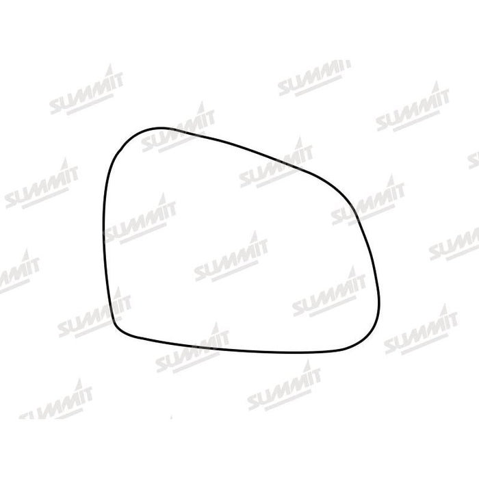 Summit Base Plate With Standard Mirror Glass fits Hyundai i10 13 on RHS - Summit Shop