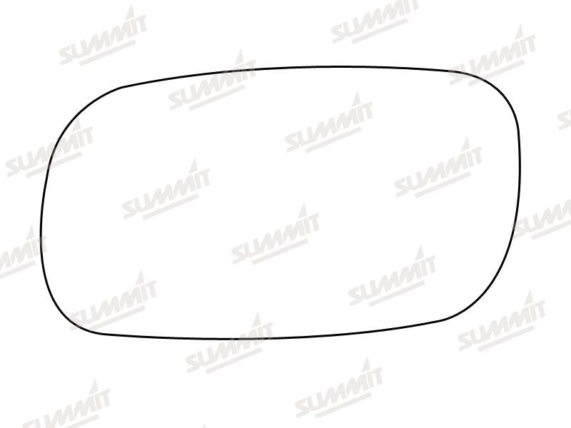 Summit Stick-On Standard Mirror Glass fits Vauxhall Astra LHS - Summit Shop