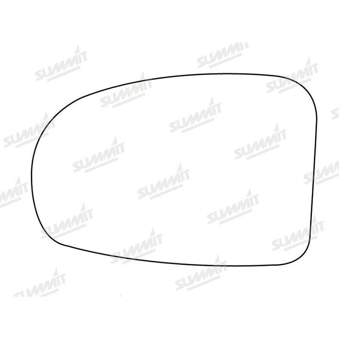 Summit Stick-On Standard Mirror Glass fits Toyota Avensis 08 on LHS - Summit Shop