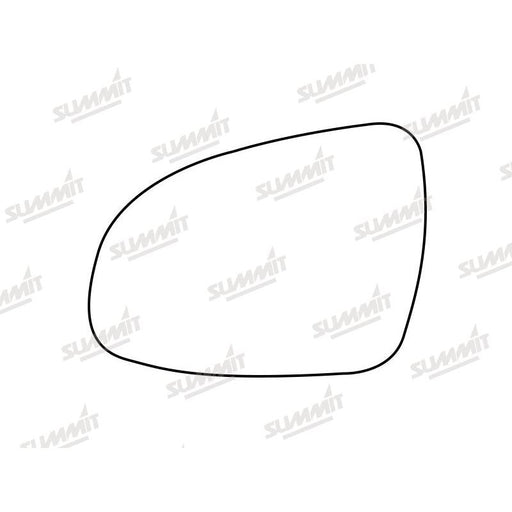 Summit Stick-On Standard Mirror Glass fits Kia Sportage 16 to 17 LHS - Summit Shop