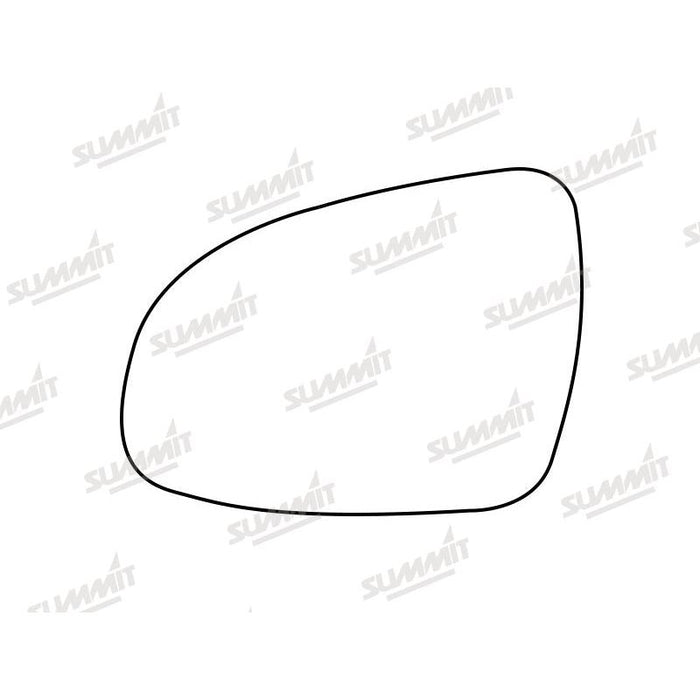 Summit Stick-On Standard Mirror Glass fits Kia Sportage 16 to 17 LHS - Summit Shop
