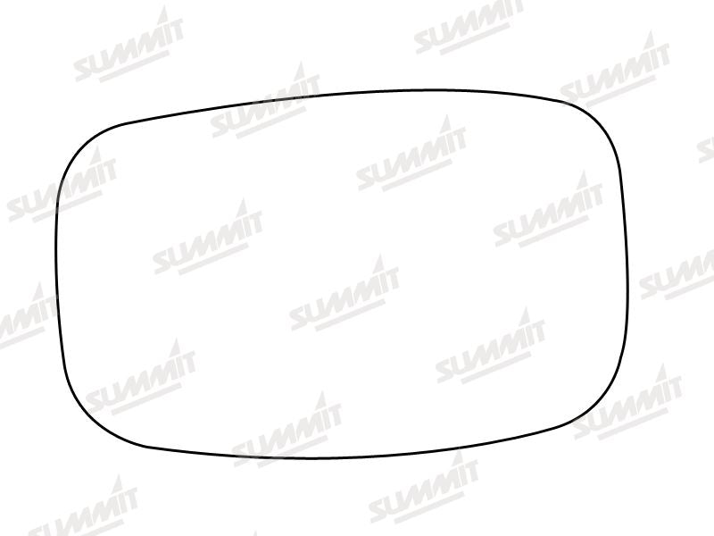 Summit Heated Base Plate With Standard Mirror Glass fits Ford Fiesta 94 to 02, Escort 94 on LHS - Summit Shop