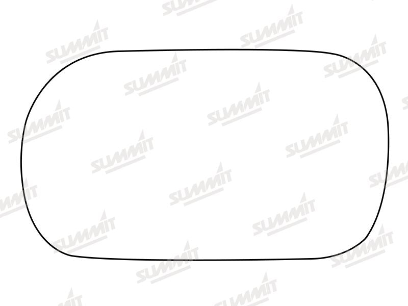 Summit Stick-On Standard Mirror Glass fits Fiat Strad RHS - Summit Shop