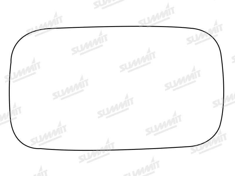Summit Stick-On Standard Mirror Glass fits Volvo V50 04 to 12 RHS - Summit Shop