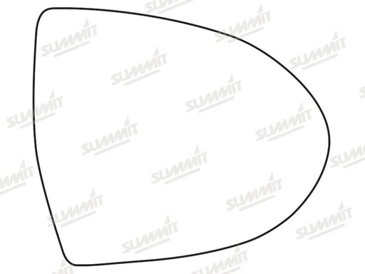 Summit Stick-On Standard Mirror Glass fits Kia Sportage 10 on RHS - Summit Shop