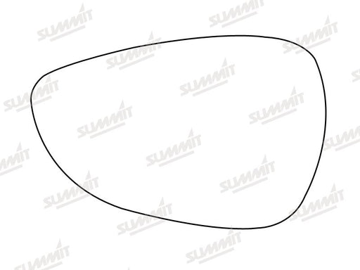 Summit Heated Base Plate With Standard Mirror Glass fits Ford Fiesta 09 on LHS - Summit Shop