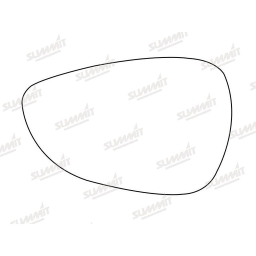 Summit Heated Base Plate With Standard Mirror Glass fits Ford Fiesta 09 on LHS - Summit Shop