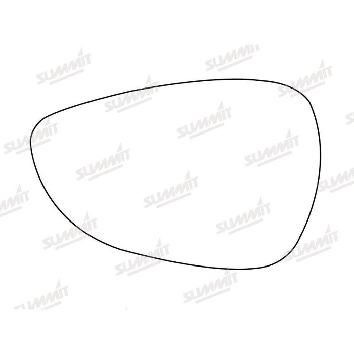 Summit Heated Base Plate With Standard Mirror Glass fits Ford Fiesta 09 on LHS - Summit Shop
