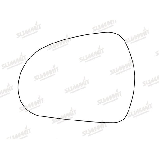 Summit Stick-On Standard Mirror Glass fits Peugeot 207 308 06 on LHS - Summit Shop
