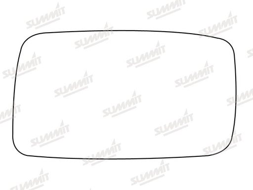 Summit Stick-On Standard Mirror Glass fits VW Golf Mk3 Seat Cordoba LHS - Summit Shop