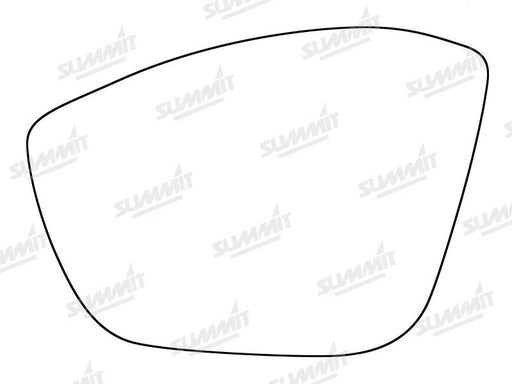 Summit Stick-On Standard Mirror Glass fits Peugeot 208 12 on LHS - Summit Shop