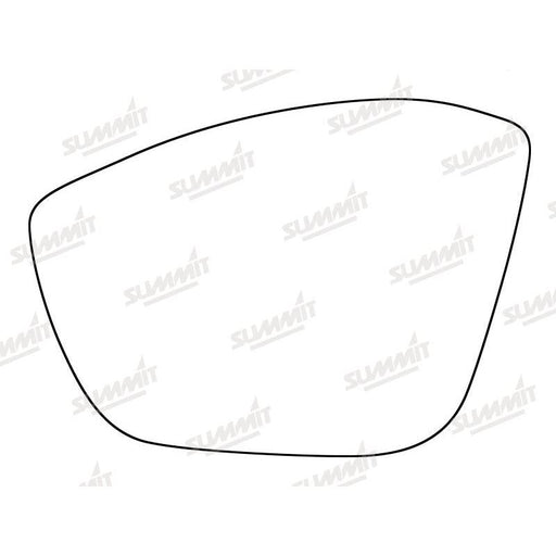 Summit Stick-On Standard Mirror Glass fits Peugeot 208 12 on LHS - Summit Shop