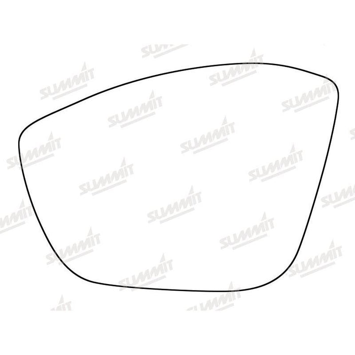 Summit Stick-On Standard Mirror Glass fits Peugeot 208 12 on LHS - Summit Shop