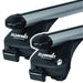 SUP-957C Premium Integrated Railing Bar for Cars with Running Rails, Aluminium, Set of 2 - Summit Shop