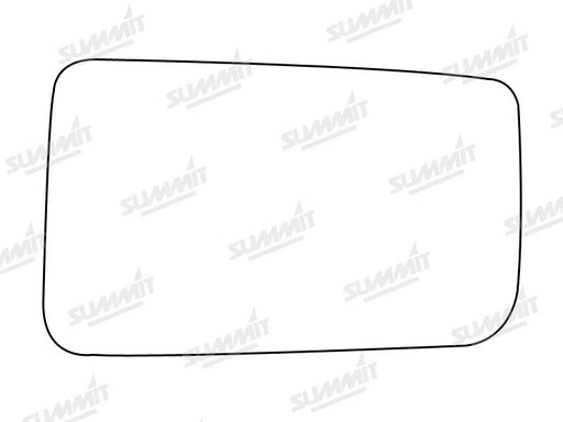 Summit Stick-On Anti Dazzle Mirror Glass fits Peugeot 309, 405, 505 RHS - Summit Shop