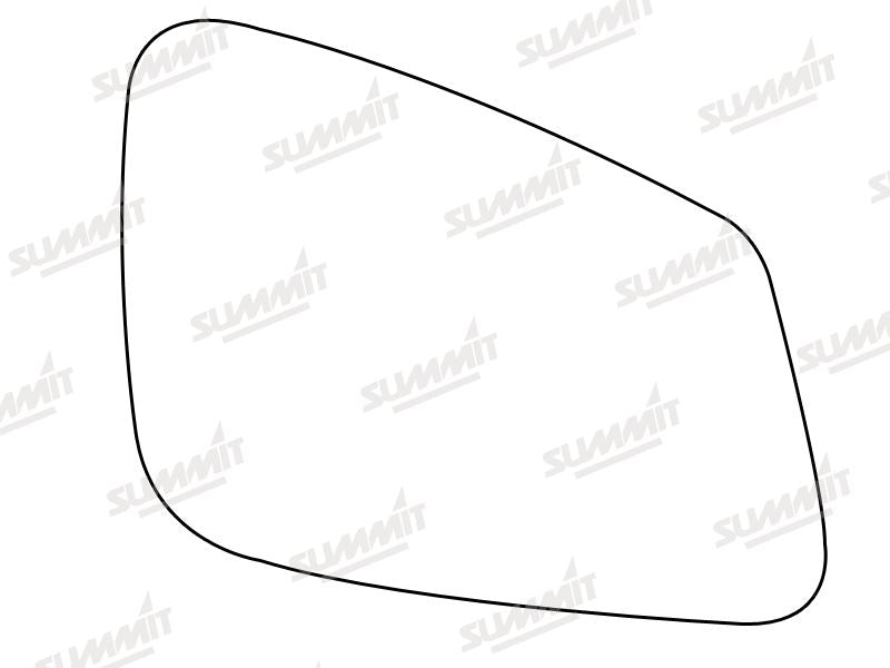 Summit Stick-On Aspheric Mirror Glass fits BMW 5 Series 10 on RHS - Summit Shop