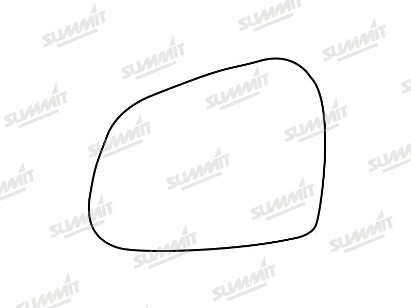 Summit Base Plate With Standard Mirror Glass fits Hyundai i10 13 on LHS - Summit Shop