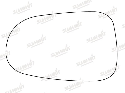 Summit Heated Base Plate With Standard Mirror Glass fits Ford Galaxy Up Up to 06 RHS - Summit Shop