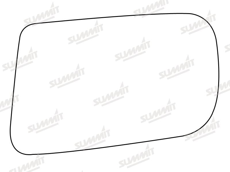 Summit Stick-On Standard Mirror Glass fits Lancia Thema LHS - Summit Shop
