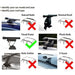 Summit SUP-A099 Premium Aluminium Multi-Fit Roof Bars, Lockable, Set of 2 - Summit Shop