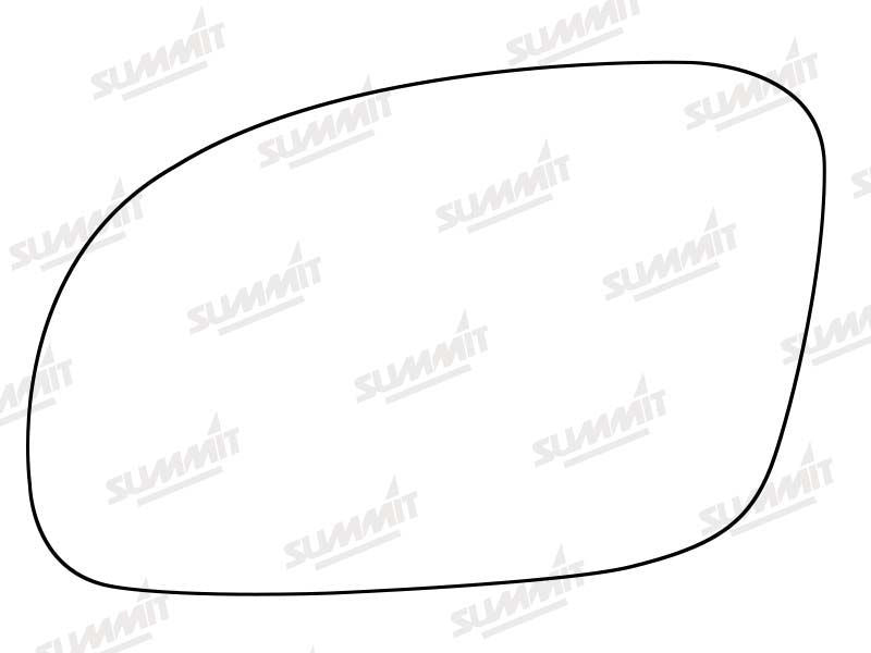 Summit Stick-On Standard Mirror Glass fits VW Beetle 00 on LHS - Summit Shop