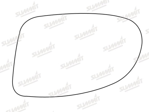 Summit Stick-On Standard Mirror Glass fits Vauxhall Omega LHS - Summit Shop