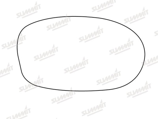 Summit Stick-On Standard Mirror Glass fits Fiat Seicento RHS - Summit Shop
