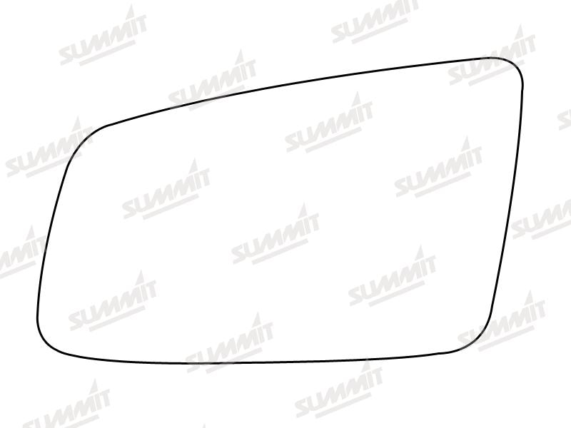 Summit Stick-On Standard Mirror Glass fits BMW 5 Series 03 on 6 Series 04 on LHS - Summit Shop