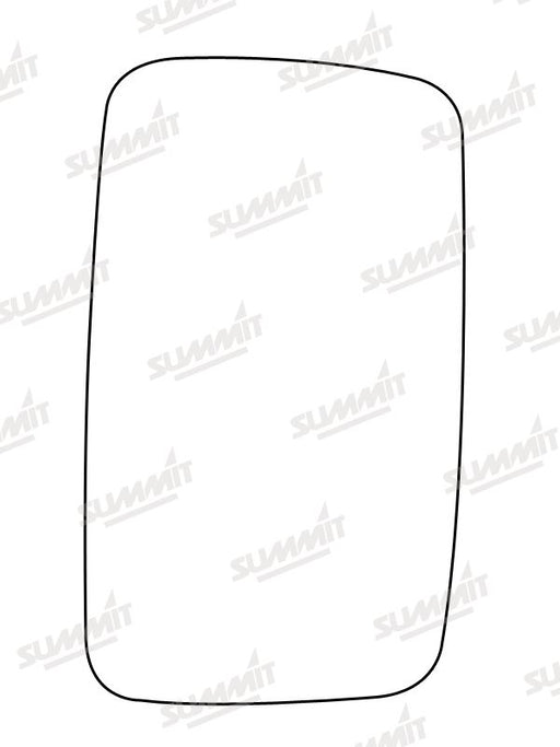 Summit Non-Heated Base Plate With Commercial Mirror Glass fits Mercedes Sprinter Van 95 to 00 LHS - Summit Shop