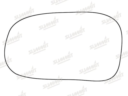 Summit Stick-On Standard Mirror Glass fits Rover 400 LHS - Summit Shop