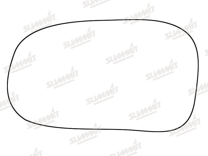 Summit Stick-On Standard Mirror Glass fits Rover 400 LHS - Summit Shop