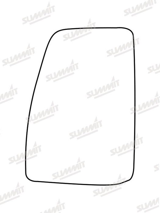 Summit Heated Backing Plate with Commercial Glass fits Ford Transit Custom 12-17 LHS - Summit Shop