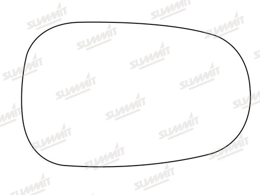 Summit Stick-On Anti Dazzle Mirror Glass fits Renault Megane LHS - Summit Shop