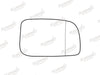 Summit Stick-On Aspheric Mirror Glass fits Daihatsu Sirion 07 to 14 RHS - Summit Shop