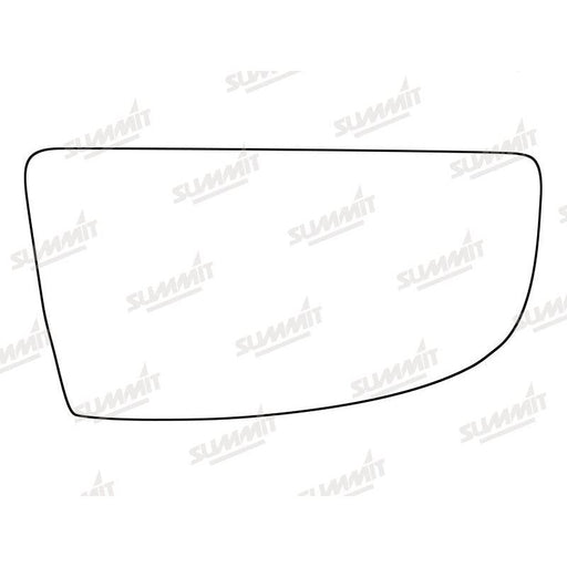 Summit Non-Heated Base Plate With Lower Blind-Spot Mirror Glass fits Ford Transit 14 to 16 RHS - Summit Shop