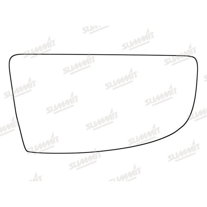 Summit Non-Heated Base Plate With Lower Blind-Spot Mirror Glass fits Ford Transit 14 to 16 RHS - Summit Shop