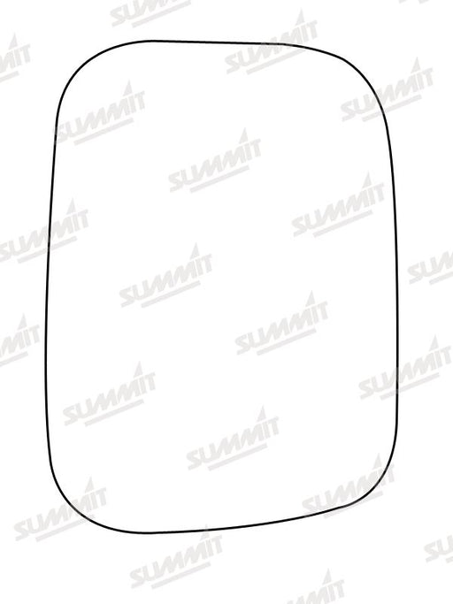 Summit Stick-On Commercial Mirror Glass fits Nissan Urvan RHS 79 to 95 - Summit Shop